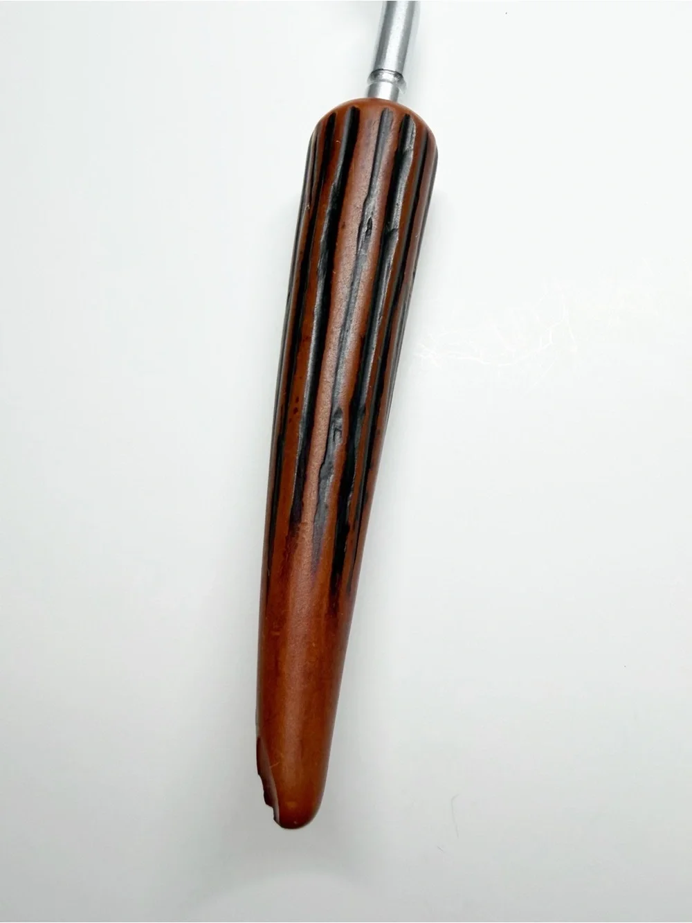 Vintage Japan Bakelight Antler Horn Handle Meat Fork